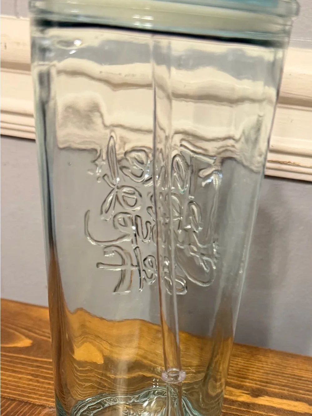 Tabitha Brown “Take Care of Yourself” Glass Tumbler with Lid & Straw